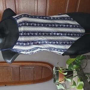 J. Crew Factory Floral Ribbon Full Coverage One Piece Medium